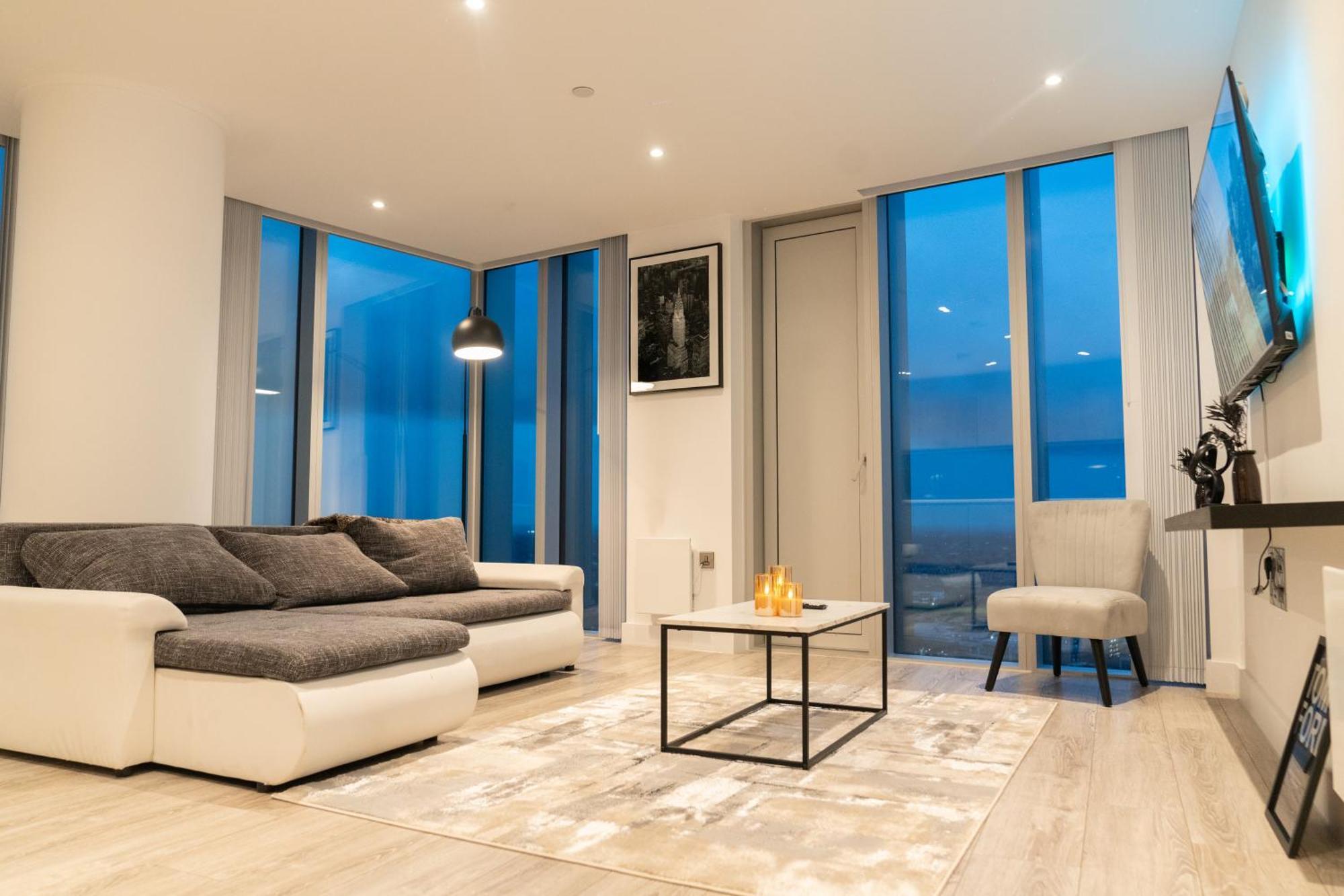 Luxury 2 Bed Penthouse With Stunning Views In Manchester City Centre 外观 照片